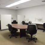 Meeting area for an office designed and built by Mayer Building Company in New Orleans, LA